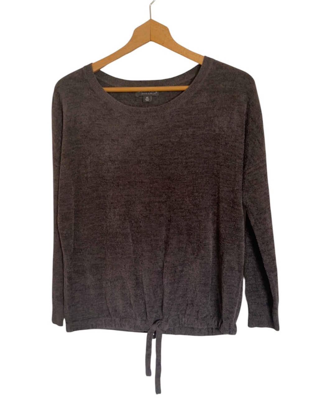 Barefoot Dreams Cozy Chic Ultra Lite Carbon Slouchy Pullover Top size XS